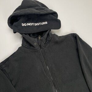 SCOTTEVEST Hoodie Full Zip Sweatshirt Jacket X Do Not Disturb Men's S 21 Pockets